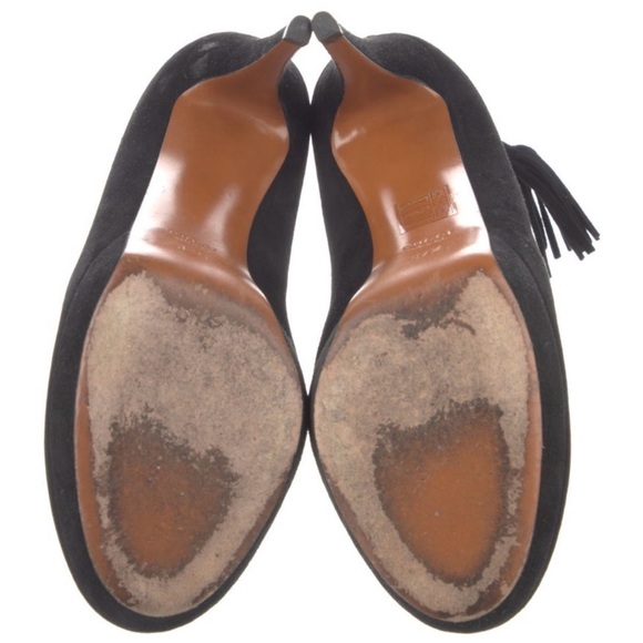 Gucci Black Ankle Booties with Tassel - Picture 5 of 11